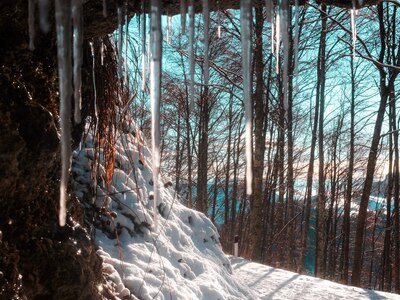 ❄️ Гуамское ущелье. Зимняя сказка и легендарная узкоколейка